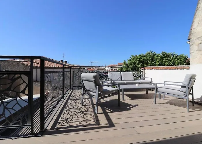 Duplex 120M2 Terrasse Vue Sur Nimes